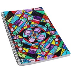 Sacred Geometry Grid - 5 5  X 8 5  Notebook New by tealswan