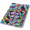 Sacred Geometry Grid - 5.5  x 8.5  Notebook New View2