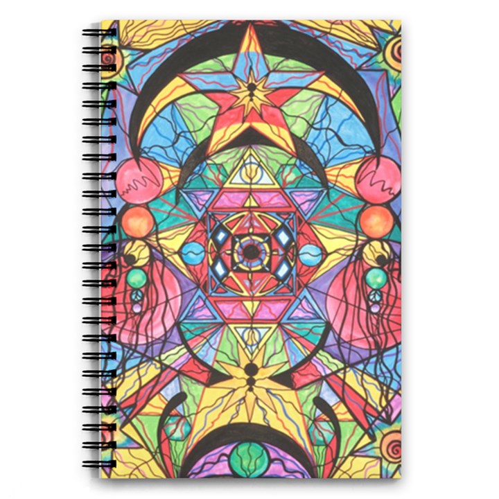 Arcturian Ascension Grid - 5.5  x 8.5  Notebook New