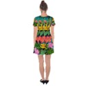 Tropical Adventure Drop Hem Mini Chiffon Dress View2