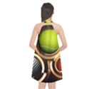 Sport Ball Tennis Golf Football Halter Neckline Chiffon Dress  View2