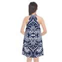 mandala pattern Halter Neckline Chiffon Dress  View2