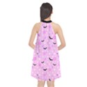 Spooky Pastel Goth  Halter Neckline Chiffon Dress  View2