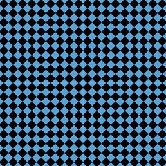 Block Fiesta Black And Carolina Blue Fabric by FashionBoulevard