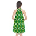 St Patricks Pattern Halter Neckline Chiffon Dress  View2