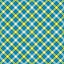 tartan, Green and blue plaid, decorative diagonal pattern View1