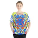 Pleiadian Happiness Lightwork Model  - Batwing Chiffon Blouse View1