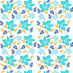 Blue Flower Paper Fabric by Aldona19