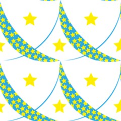 Star And Moon-01 Fabric by tiomio