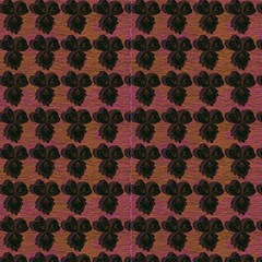 Flowerpower Pink Fabric by CAROLINE1942