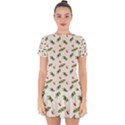 Spruce And Pine Branches Drop Hem Mini Chiffon Dress View1