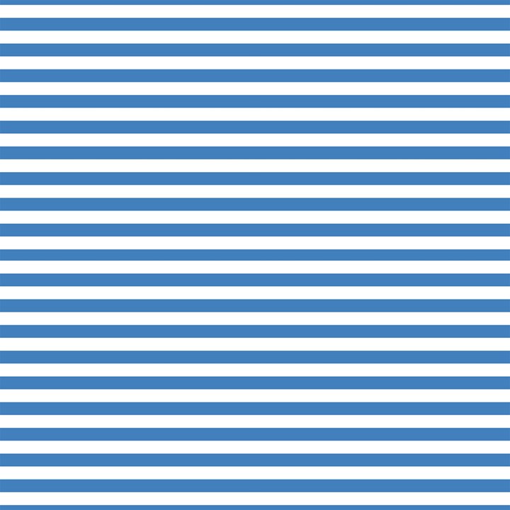 CVS0088 Azure Blue and White Stripes Fabric