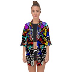 The Right Decision - Open Front Chiffon Kimono by tealswan