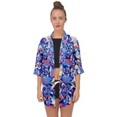 The Right Arrangement - Open Front Chiffon Kimono by tealswan