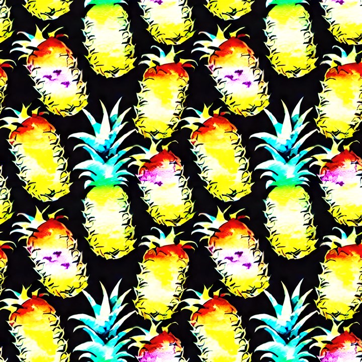 Pineapple Pattern Ombre