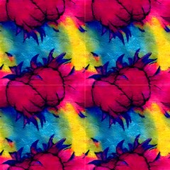 Neon Tie Dye Abstract Pattern by GardenOfOphir