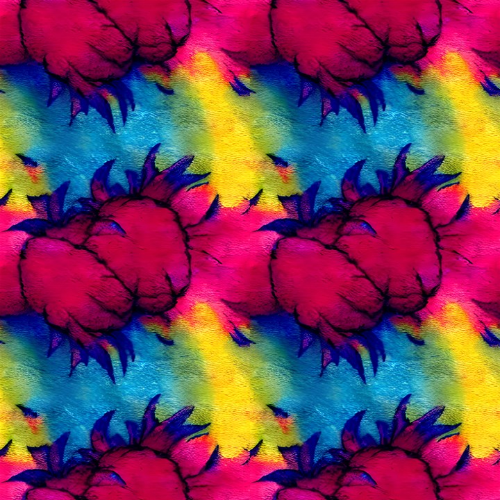 Neon Tie Dye Abstract Pattern