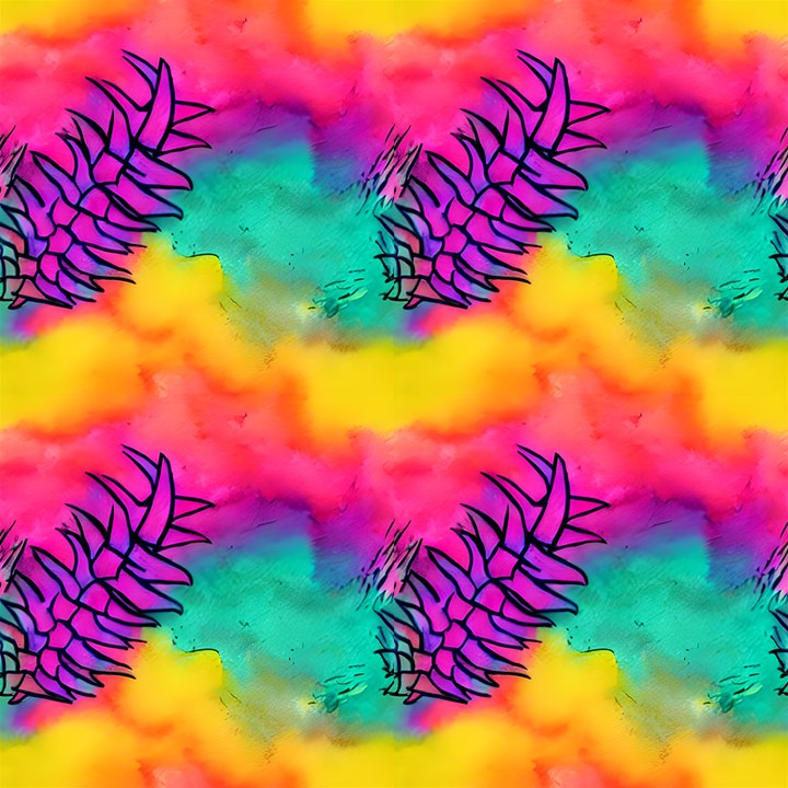 Neon Ombre Abstract Pattern