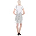 Fly Phot Motif Seamless Black And White Pattern Braces Suspender Skirt View2