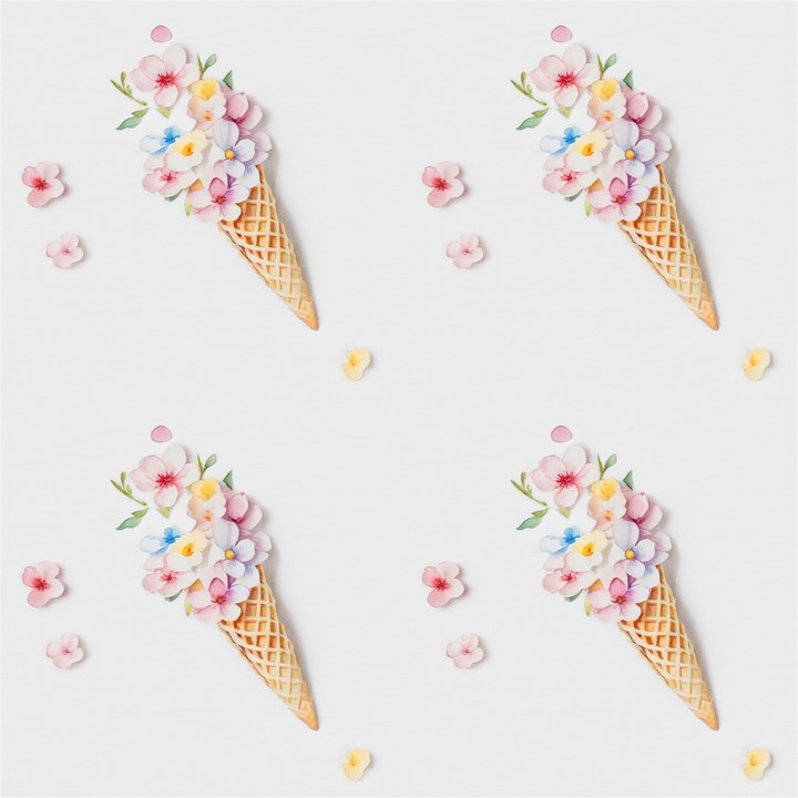 Flowers in a waffle cone