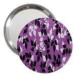 Floral Pattern Background 3  Handbag Mirrors Front