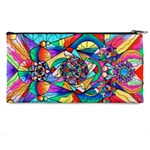 Blue Ray Transcendance Grid - Pencil Case Back