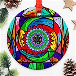 I Trust Myself To Create - Round Ornament (Two Sides) Back