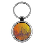 Fiesta Colorful Background Key Chains (Round)  Front