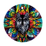 Wolf - Round Ornament (Two Sides) Front