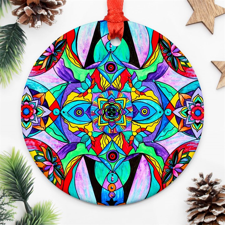 Receive - Round Ornament (Two Sides)