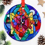 Arcturian Divine Order Grid - Round Ornament (Two Sides) Front