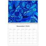 Frequency Wall Calendar - 2020 Nov 2020