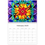 Frequency Wall Calendar - 2020 Feb 2020