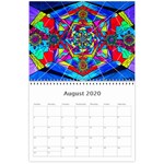 Frequency Wall Calendar - 2020 Aug 2020