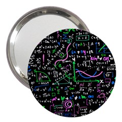 Math Linear Mathematics Education Circle Background 3  Handbag Mirrors by Hannah976